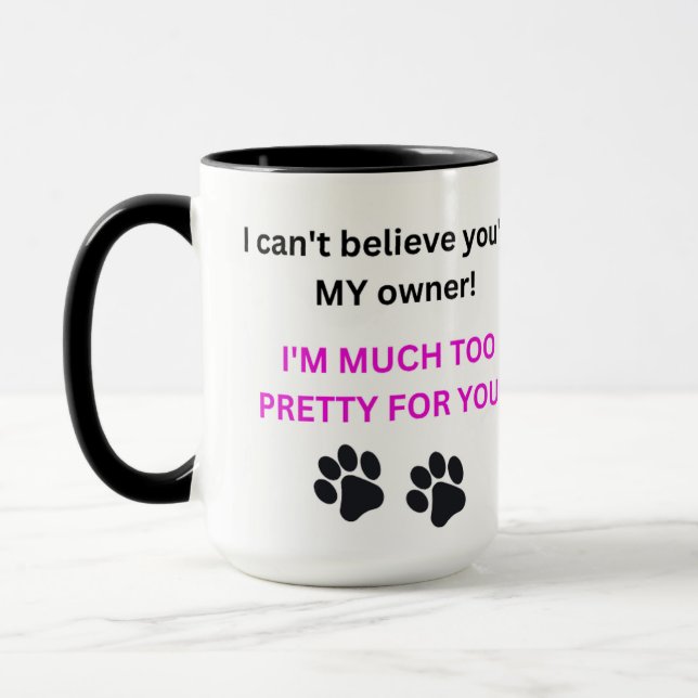Taza Mug with the Much Too Pretty Cat (Izquierda)
