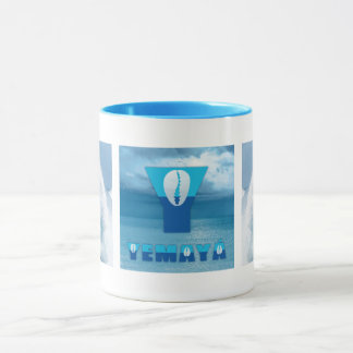 Taza Mug. yemaya dos tonos