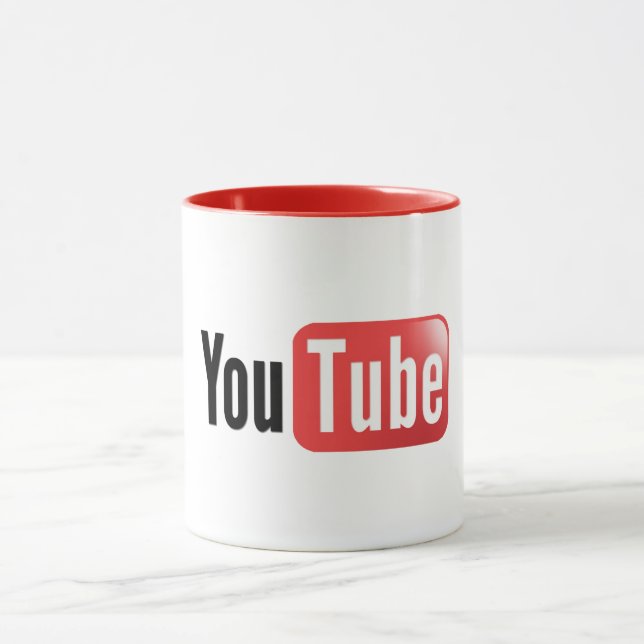 Taza Mug YouTube de alta calidad (Centro)