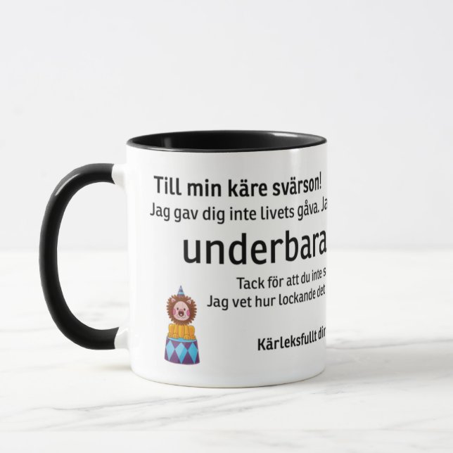 Taza Mugg till svärsonen (Izquierda)