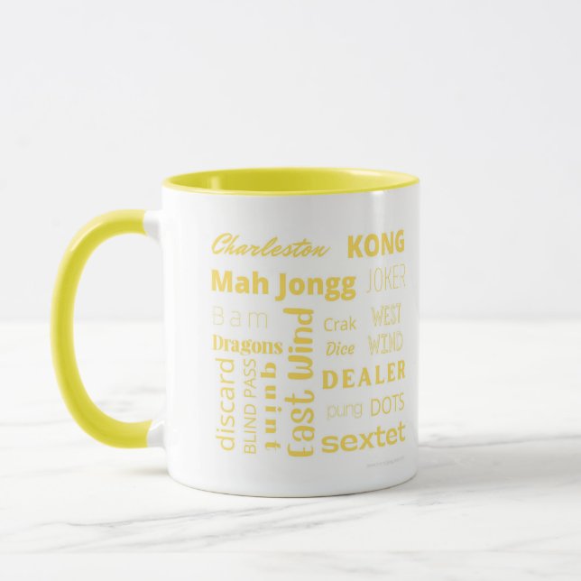 Taza Mugre amarillo mahjong (Izquierda)