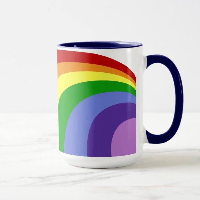 Taza Mugre arco iris retro (Derecha)