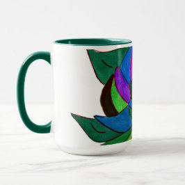 Taza Mugre azul y verde