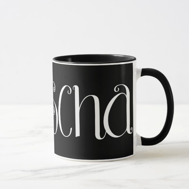 Taza Mugre blanca de Natascha (Derecha)