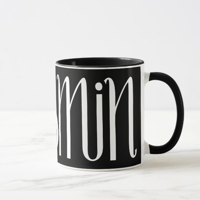 Taza Mugre blanca de Yasmin (Derecha)