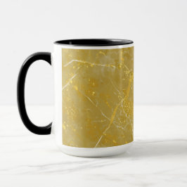 Taza Mugre con efecto de oro marcado
