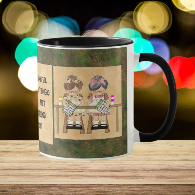 Taza Mugre de amigos de Bingo (Subido por el creador)