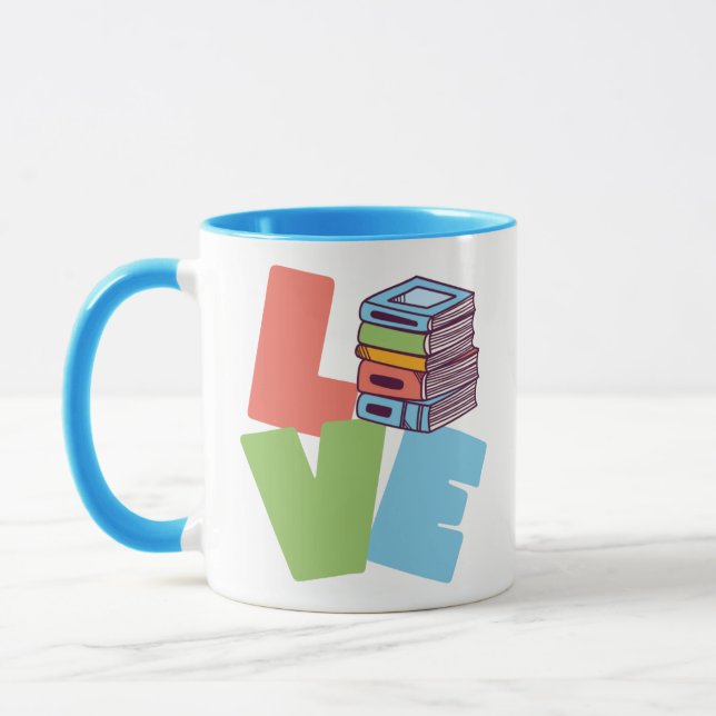 Taza Mugre de amor de libros (Izquierda)