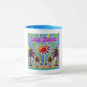 Taza Mugre de amor de verano de Long Beach