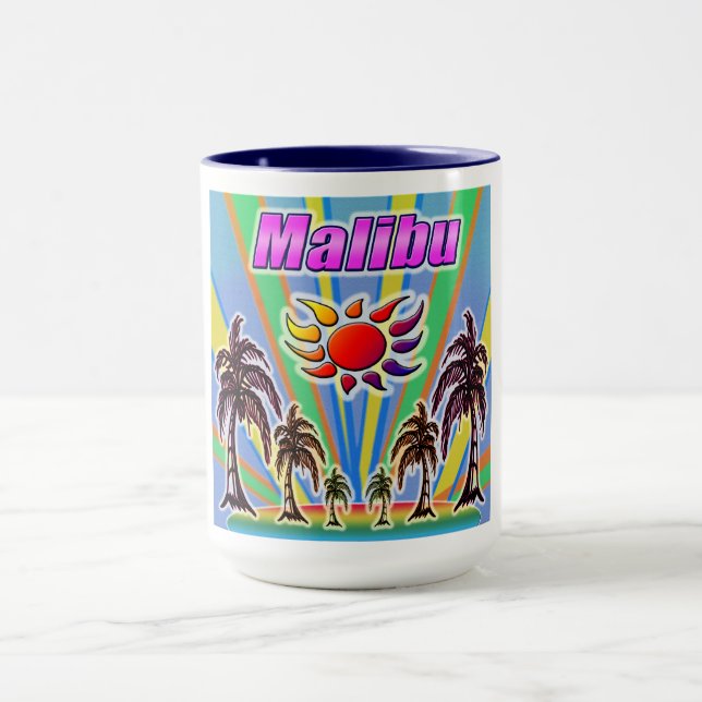 Taza Mugre de amor de verano de Malibu (Centro)