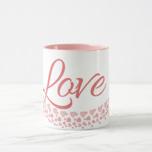 Taza Mugre de amor rosa