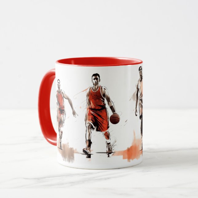 Taza Mugre de baloncesto (Anverso izquierdo)