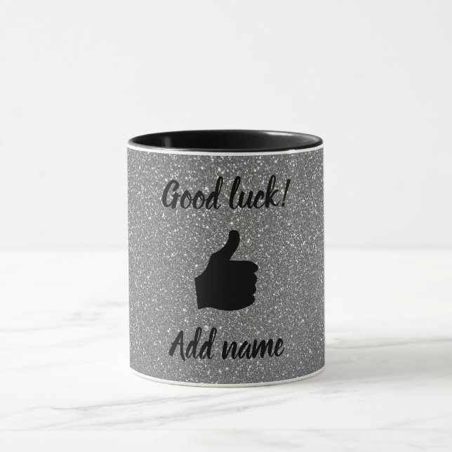 Taza Mugre de buena suerte personalizada y única (Centro)
