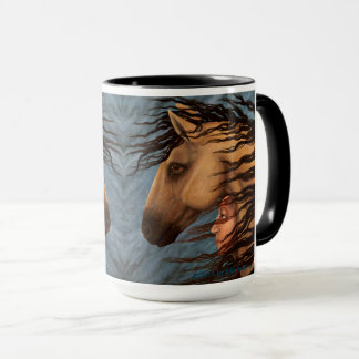 Taza Mugre de caballo y mujer