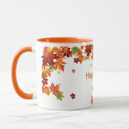 Taza Mugre de café feliz otoño