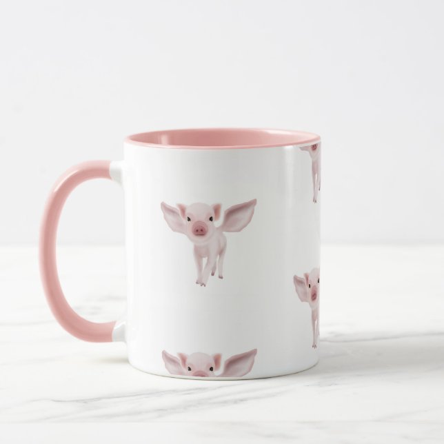 Taza Mugre de cerdo volador (Izquierda)
