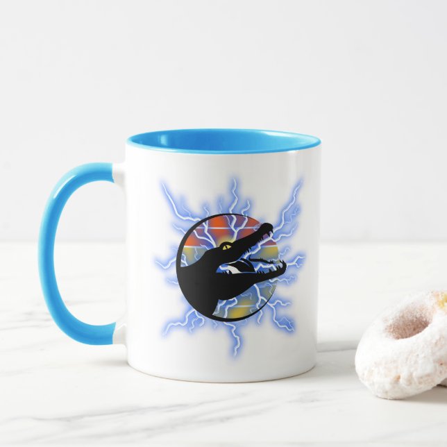 Taza Mugre de cocodrilo (Con donut)