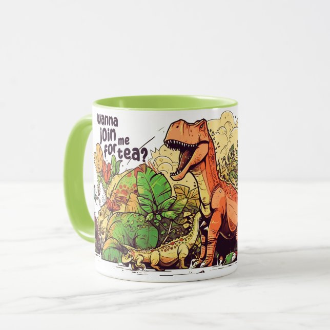 Taza Mugre de dinosaurio (Anverso izquierdo)