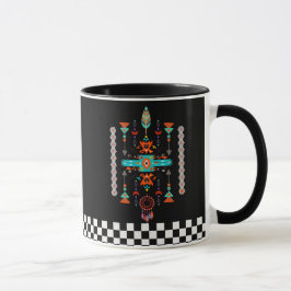 Taza Mugre de diseño nativo