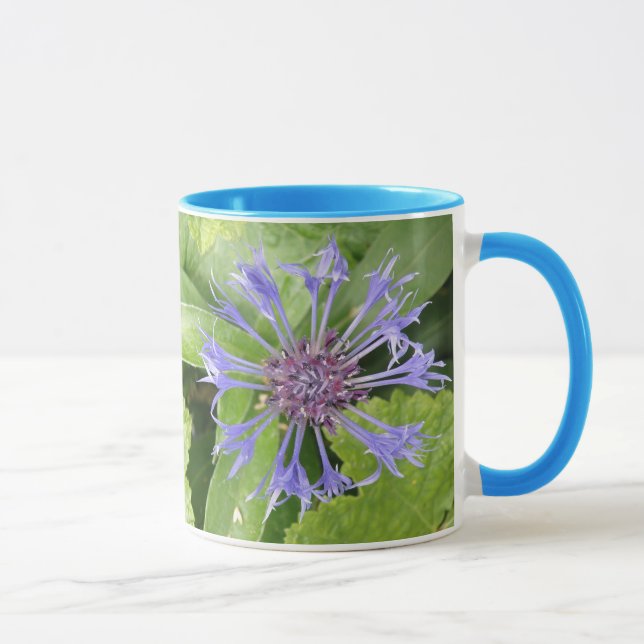 Taza Mugre de flor de maíz azul (Derecha)