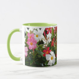 Taza Mugre de flores diversa
