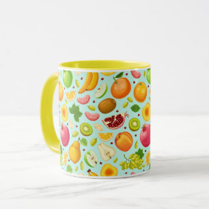 Taza Mugre de fruta tropical