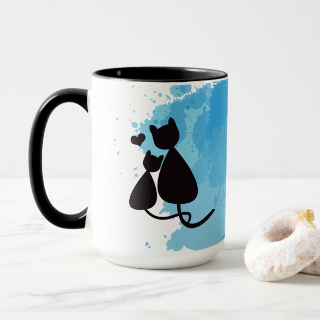 Taza mugre de gato (Con donut)