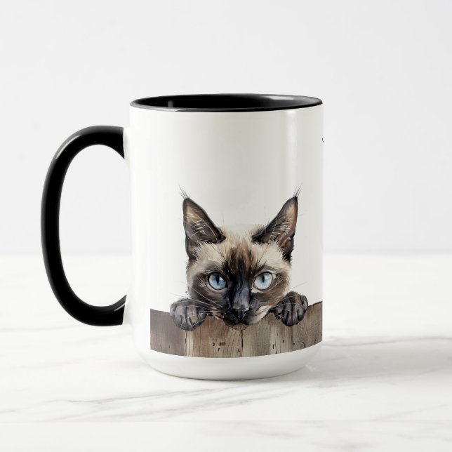 Taza Mugre de gato balinés (Izquierda)