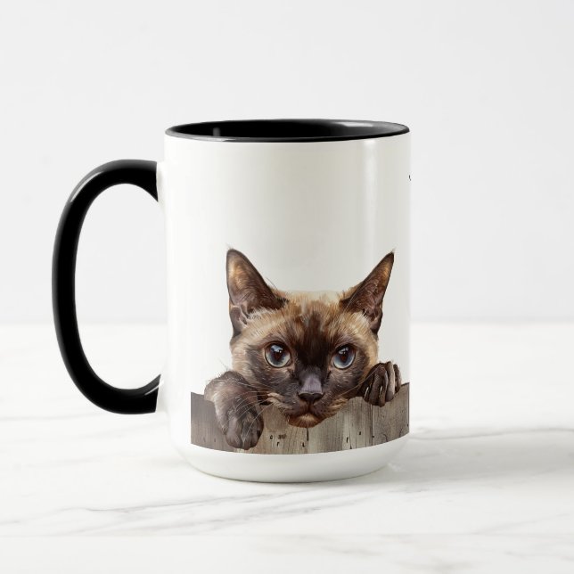 Taza Mugre de gato birmano (Izquierda)