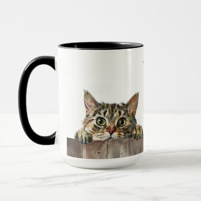 Taza Mugre de gato Bobtail estadounidense (Izquierda)
