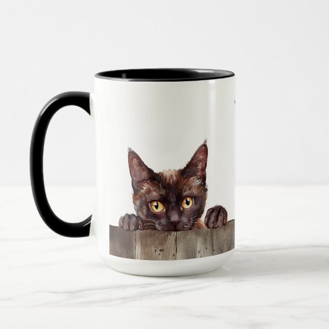 Taza Mugre de gato de Havana Brown (Izquierda)