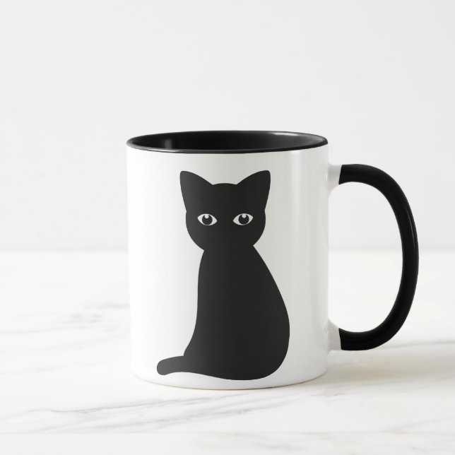 Taza Mugre de gato negro (Derecha)
