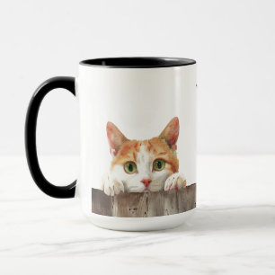 Taza Mugre de gato recortado japonés