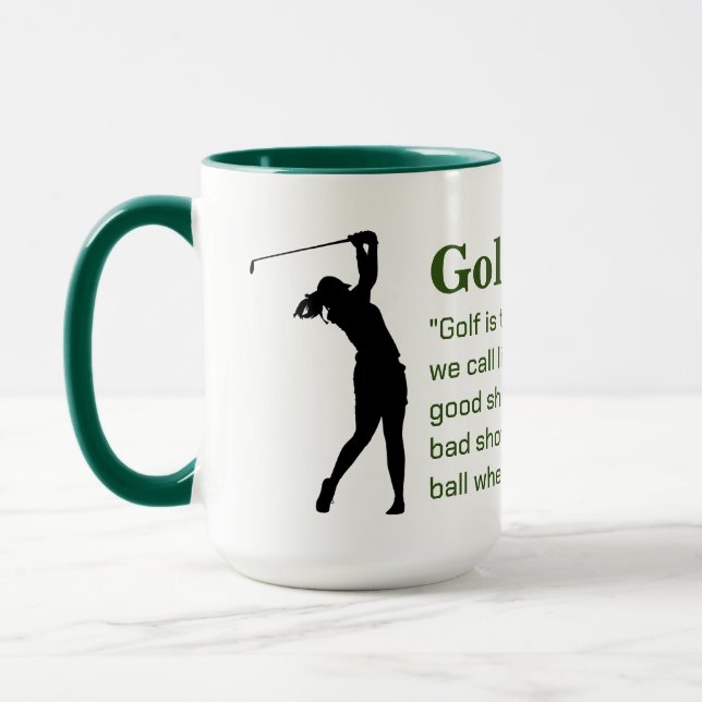 Taza Mugre de golf de las damas (Izquierda)
