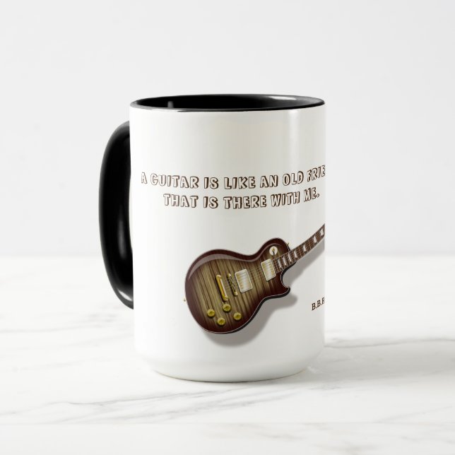 Taza Mugre de guitarra (Anverso izquierdo)