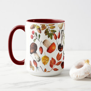 Taza Mugre de hongos de otoño