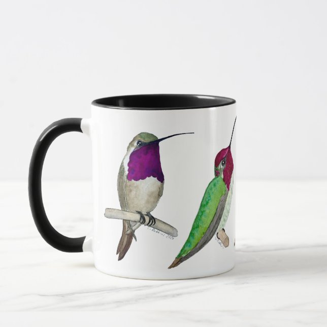 Taza Mugre de Hummingbirds Norteamericano (Izquierda)