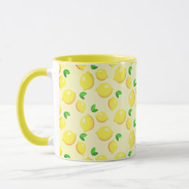 Taza Mugre de jengibre amarillo de limón