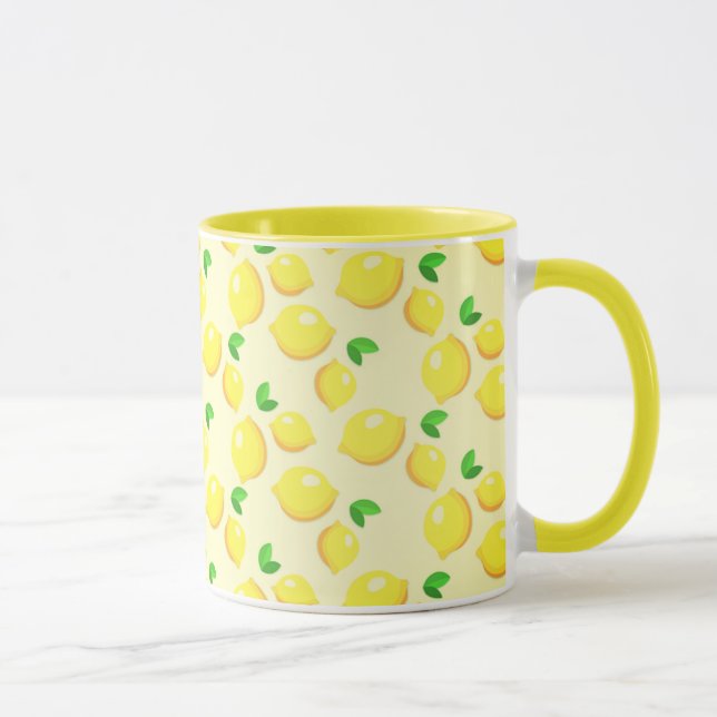 Taza Mugre de jengibre amarillo de limón (Derecha)