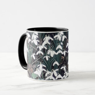 Taza Mugre de las gotas de nieve de primavera