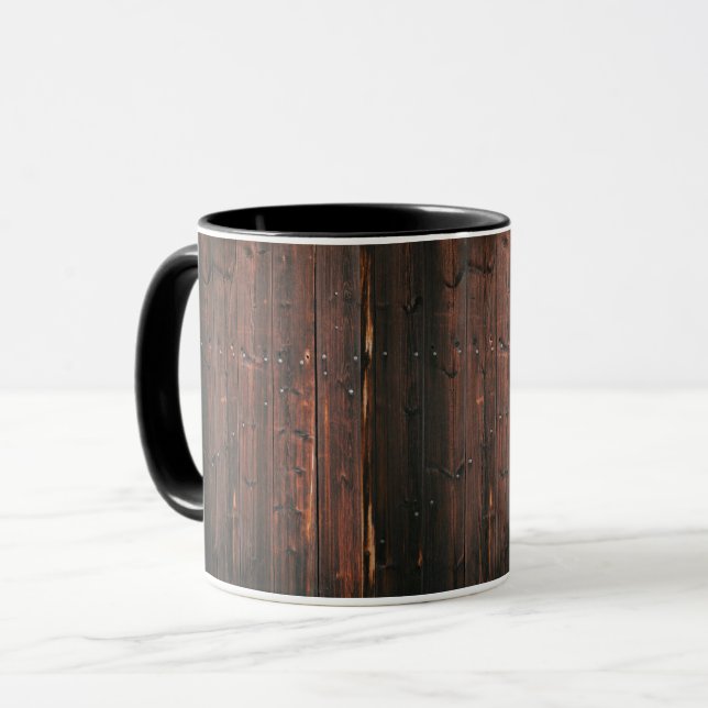 Taza Mugre de madera rica (Anverso izquierdo)