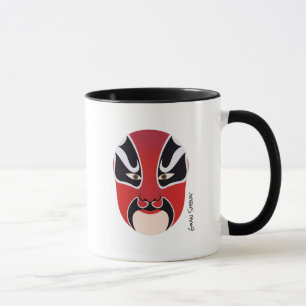 Taza Mugre de maquillaje de ópera de Pekín