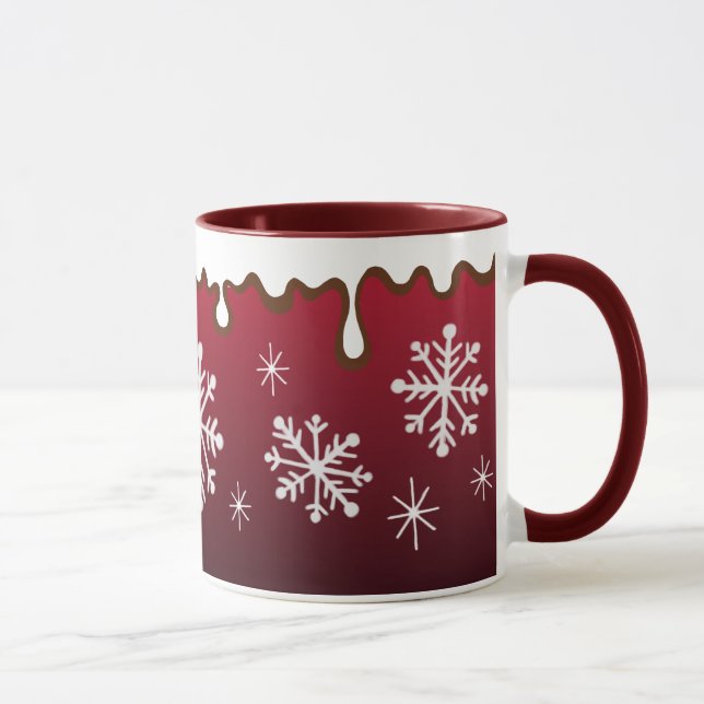 Taza Mugre de nieve rojo (Derecha)