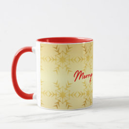 Taza Mugre de oro para Navidad