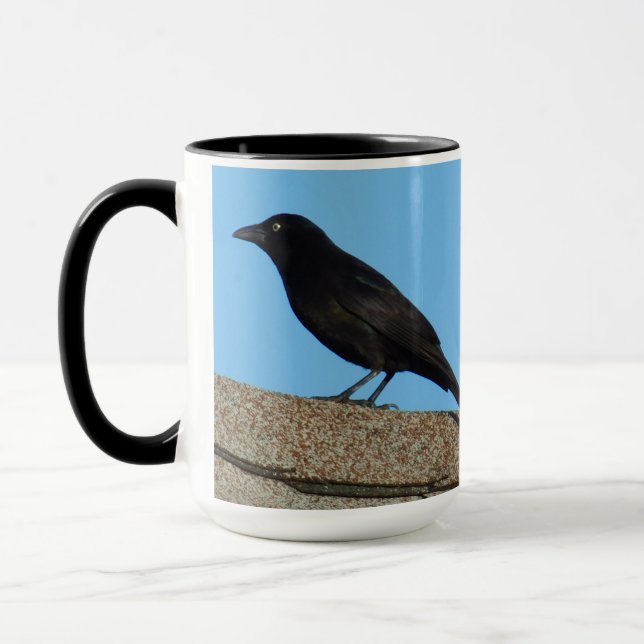 Taza Mugre de pájaro negro (Izquierda)
