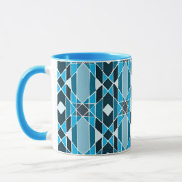 Taza Mugre de patrón azul