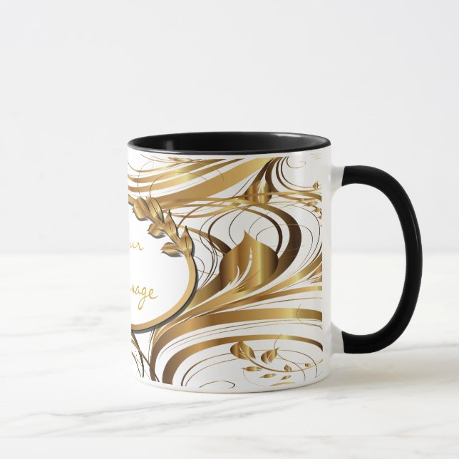 Taza Mugre de patrón Gold 1 (Derecha)