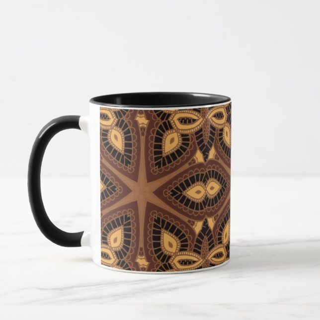 Taza Mugre de patrón tribal (Izquierda)