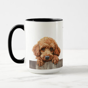 Taza Mugre de perro de caniche estándar
