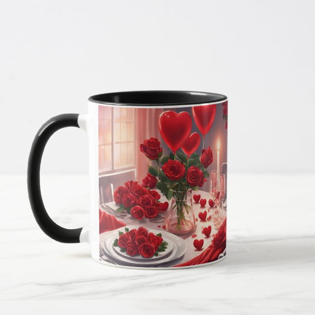 Taza mugre de regalo de día de San Valentín divertido (Izquierda)